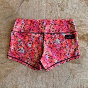 Peachy Athletic Inferno Skull Shorts